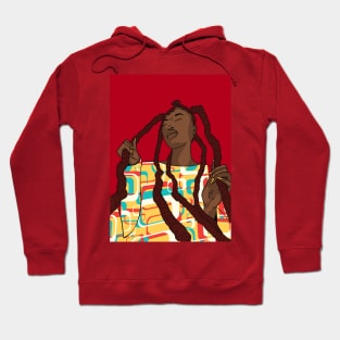 Herstory - Woman with Dreadlocks Hoodie